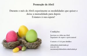 Promoção de Abril 2018